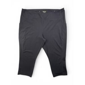 Tek Gear UltraStretch Capri Leggings Black High Rise Women’s 3X